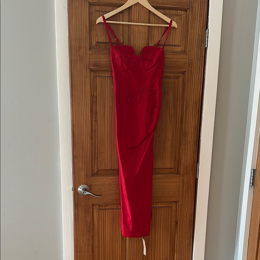 Reformation Vibrant Red Dress